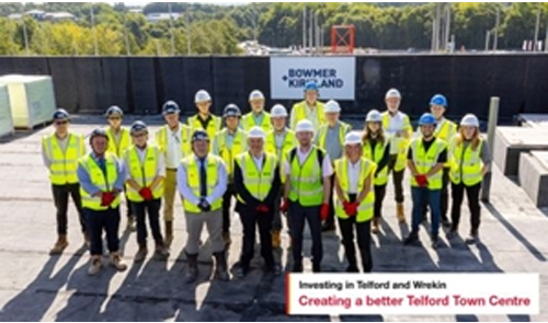 Topping out ceremony marks milestone for Station Quarter apartments