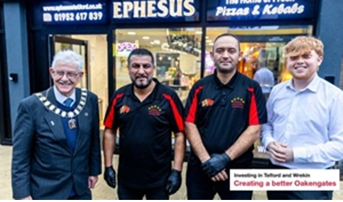 Ephesus Pizza & Grill welcomes new Oakengates home