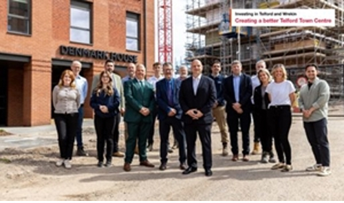 New premium, private rent apartments which will bring town centre living to Telford Town Centre are now complete.