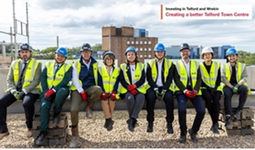 Hampton by Hilton Telford hotel reaches latest milestone