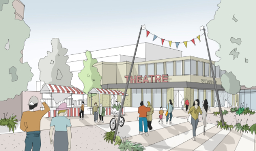 Telford Theatre plaza