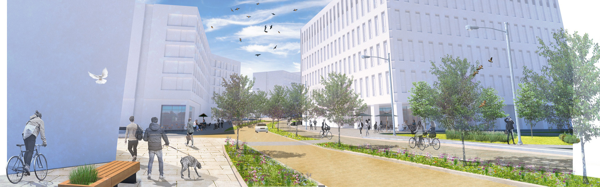 Artist impression of Station Quarter.