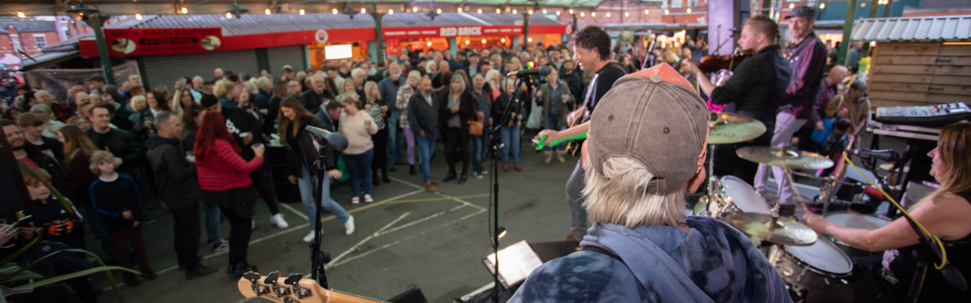 Image of a night event at the market