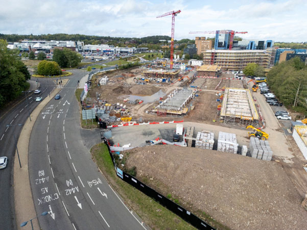 Plot five, six, eight, nine, ten, eleven and twelve: 194 town houses and apartments